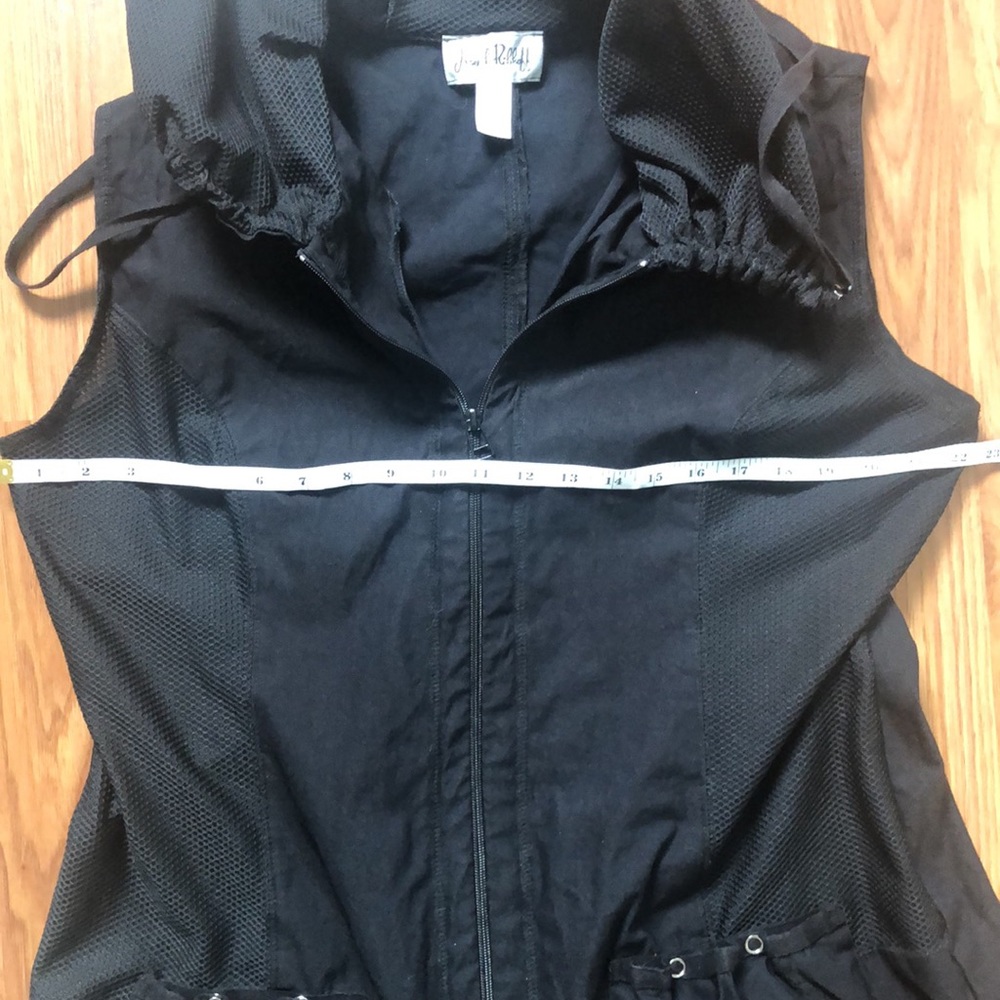 Joseph Ribkoff Black Utility Vest Sz 16 - Picture 9 of 11